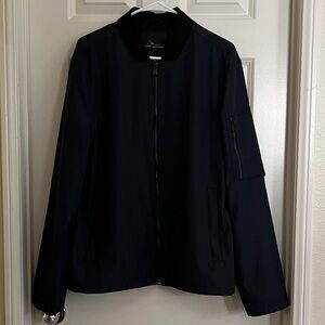 Marc Anthony Midnight Black Varsity Jacket